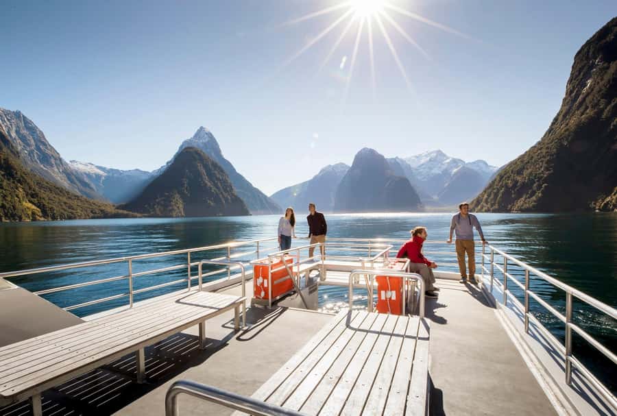From Te Anau: Milford Sound Premium Bus Tour and Cruise - Two hours on the water, from Mitre Peak to the Tasman Sea