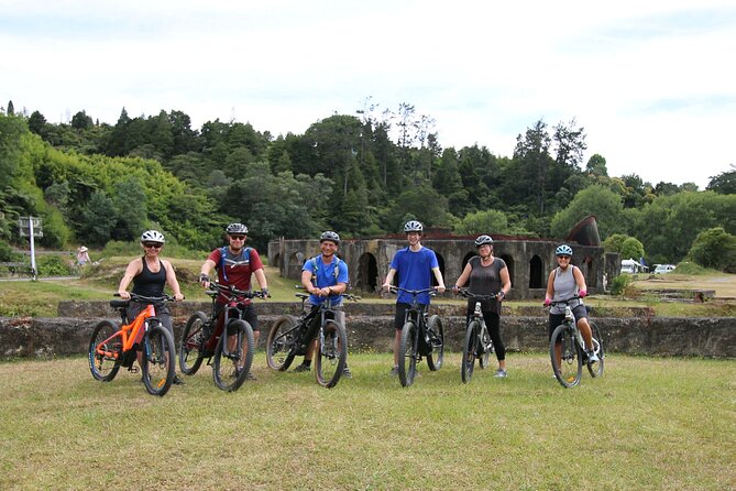 Full Day Ebike Tour in Karangahake Gorge (ex Auckland) - Waikino: gold machinery, kilns, and lunch