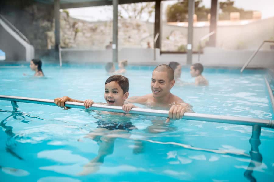 Geothermal and Freshwater Combo Family Pools in New Zealand - Key points for a smoother family pool day