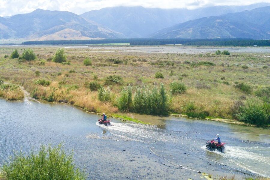 Hanmer Springs 2-Hour Quad Bike Safari - Learning the quad bike before the rough stuff