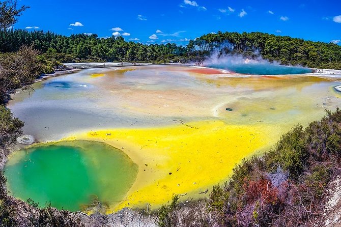 Hobbiton & Rotorua including Wai-O-Tapu - Small Group Tour from Auckland - Wai-O-Tapu’s sulfur, color, and volcanic drama