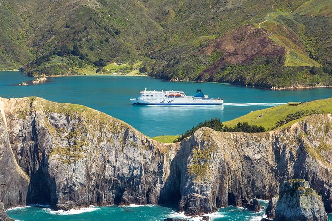 InterIslander Ferry - Picton to Wellington - Arriving with Wellington Harbour in view