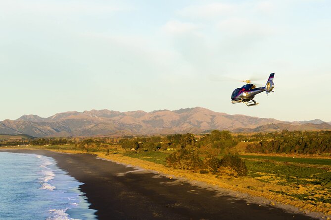 Kaikoura Helicopters Extended Whale Watch - The rugged Kaikōura coast from above