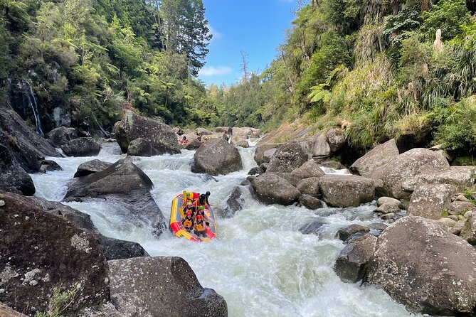 Kaituna Cascades - Grade 5 Wairoa River near Tauranga - The optional 5-meter cliff jump