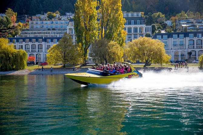 KJet Queenstown Jet Boat Ride on the Kawarau and Shotover Rivers - The Kawarau River adds turns and landmarks
