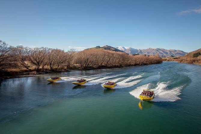KJet Queenstown Jet Boat Ride on the Kawarau and Shotover Rivers - The spins are thrilling without being extreme