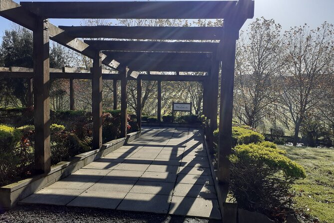 Kumeu Winery Boutique Tour with Gourmet Lunch from Auckland - Westbrook Winery, lunch, and the water lily pond