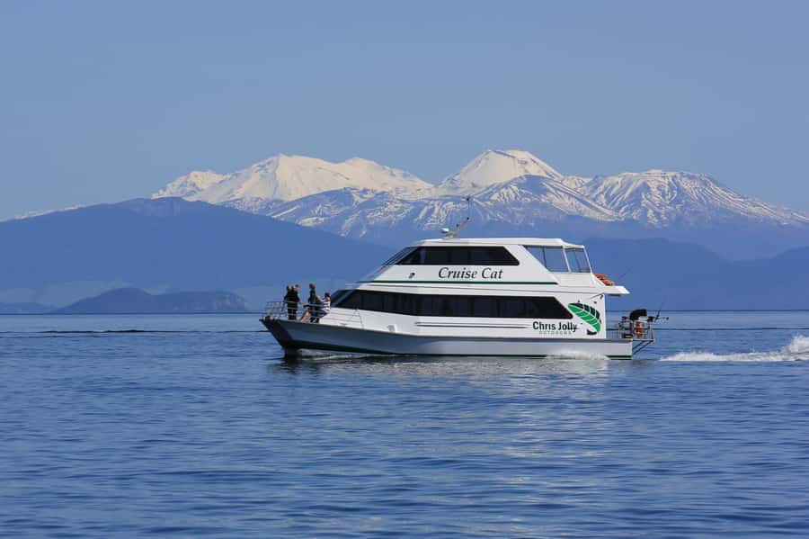 Lake Taupo: Maori Rock Carvings 10.30 AM 1.5-Hour Cruise - Seeing the Māori Rock Carvings from the water