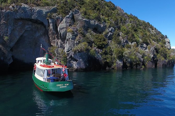 Lake Taupō Māori Rock Carvings Scenic Cruise aboard Ernest Kemp - Boarding Ernest Kemp near central Taupō