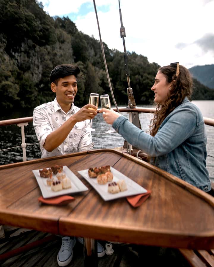 Lake Te Anau: 3-Hour Boat Cruise with Guided Walk - From Te Anau wharf toward the South Fiord