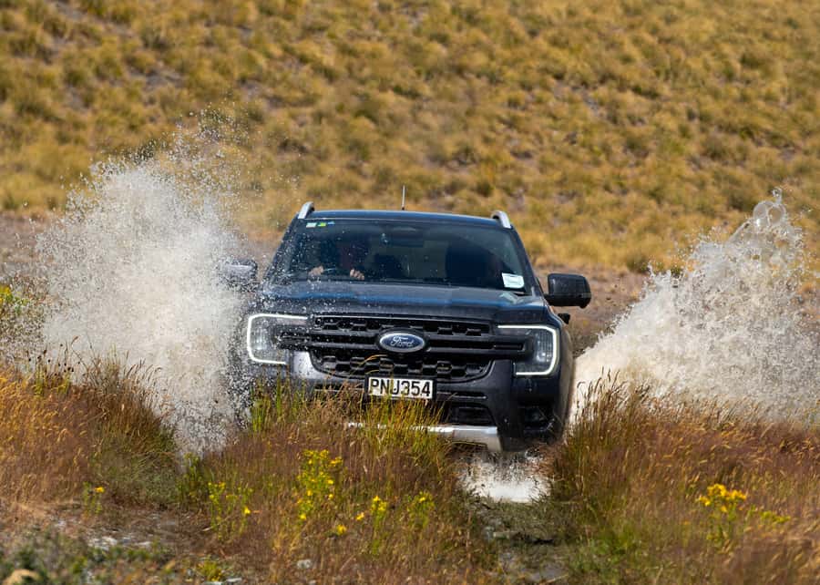 Lake Tekapo Guided 4WD Tours (Small Group, Carbon Positive) - Leaving Lake Tekapo for a working station