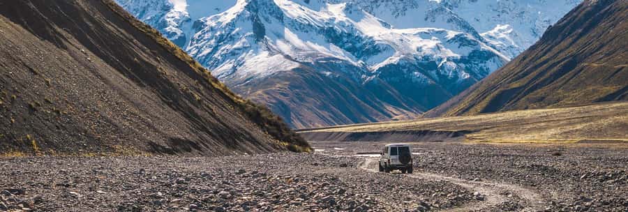 Lake Tekapo Scenic 4WD Cass Valley Wilderness Tour - Leaving Lake Tekapo for the Cass Valley