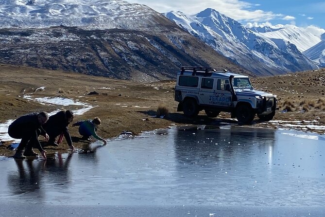 Lake Tekapo Scenic Wilderness Cass Valley Tour - Leaving Lake Tekapo for the Cass Valley