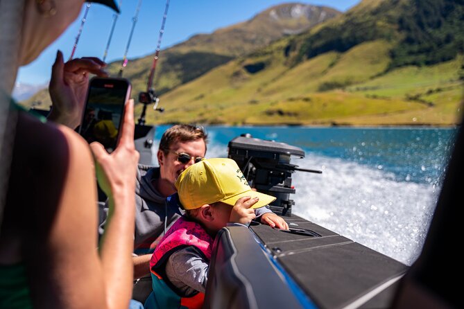 Lake Wakatipu Queenstown: 3 Hour Fishing Adventure by Boat - A small boat with practical comforts