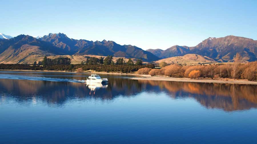 Lake Wanaka Happy Hour Cruise - Boarding a 17-meter catamaran