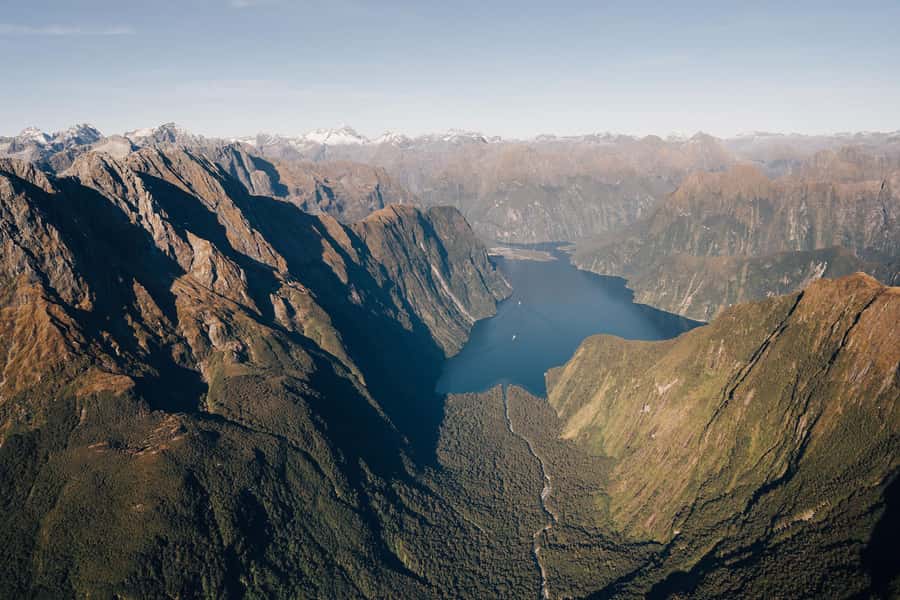 Milford Sound: 1.5-Hour Helicopter Tour with Two Landings - The first 15 minutes over Queenstown and the Southern Alps