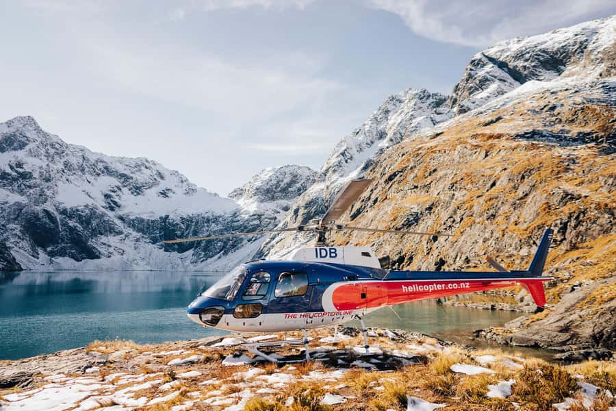 Milford Sound: 1.5-Hour Helicopter Tour with Two Landings - Queenstown pickup and the short trip to the base