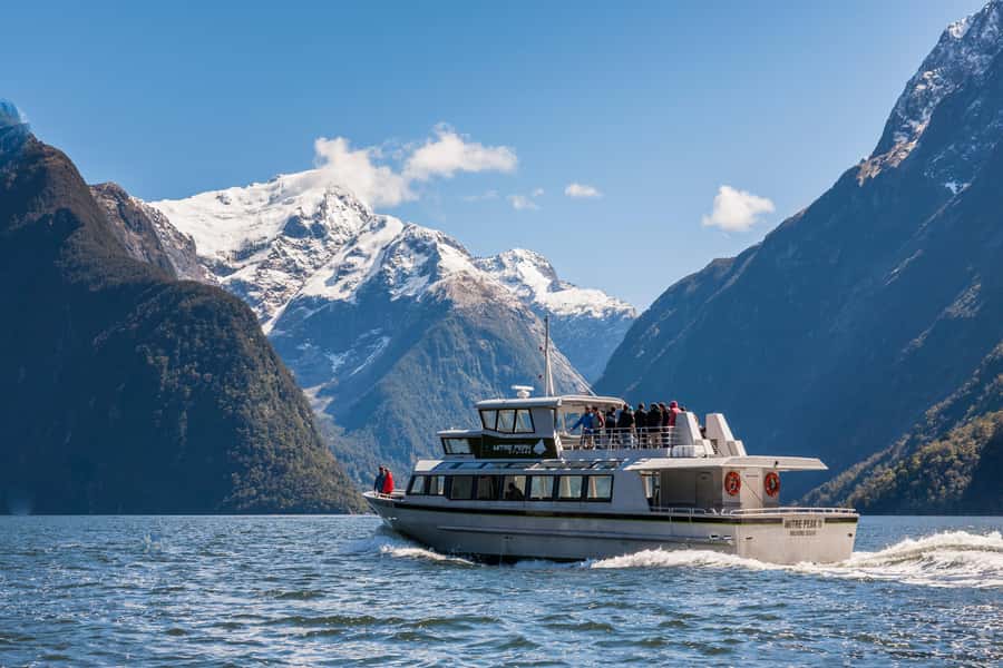 Milford Sound: 2-Hour Small Boat Scenic Cruise - From Milford Wharf to Mitre Peak