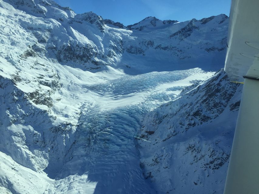 Milford Sound & Big 5 Glaciers Scenic Flight from Queenstown - Milford Sound from the air