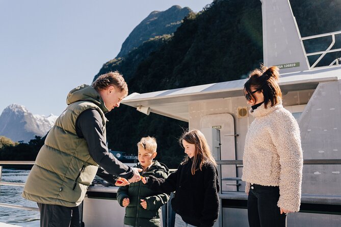 Milford Sound Cruise with Round-Trip Flights from Queenstown - Landing beside the fjord