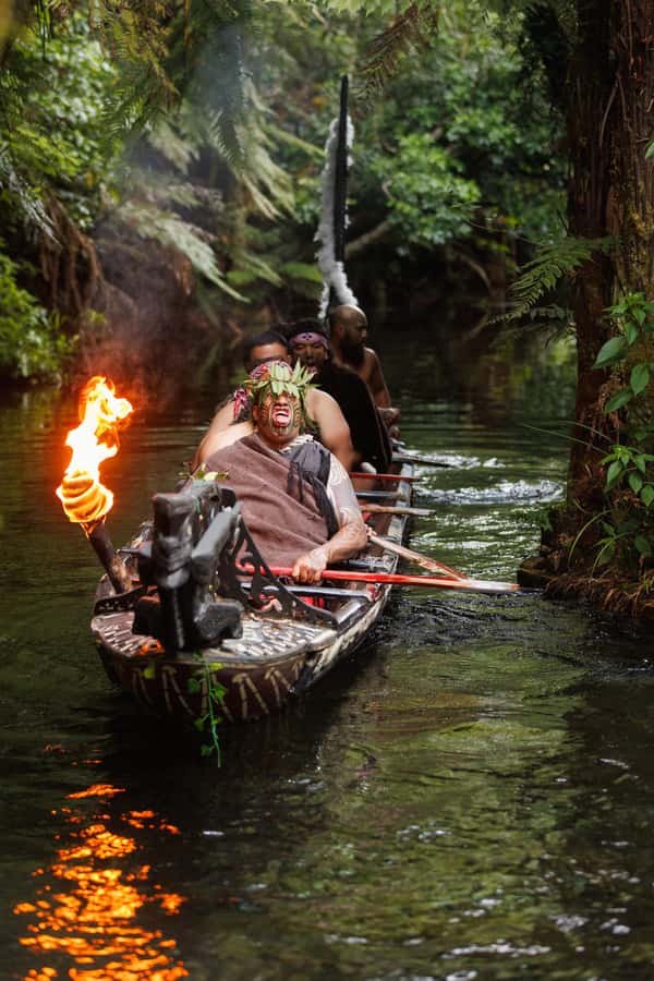Mitai Maori Village: Cultural Experience and Dinner Buffet - The forest walk, sacred spring, and glow worms