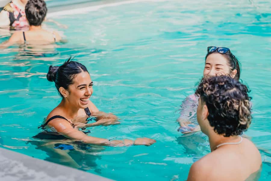 MITAI MAORI VILLAGE Night XP & Polynesian Spa from Auckland - Polynesian Spa and the choice of Redwood Forest