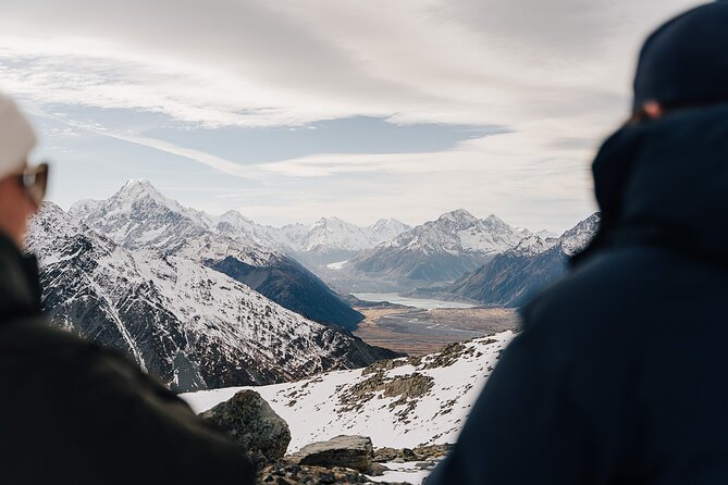 Mount Cook: Alpine Vista Helicopter Flight with Alpine Landing - Lake Pukaki and distant Aoraki/Mount Cook