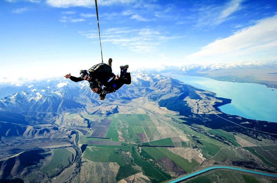 Mount Cook: Tandem Skydive Experience - The freefall, then five minutes under canopy
