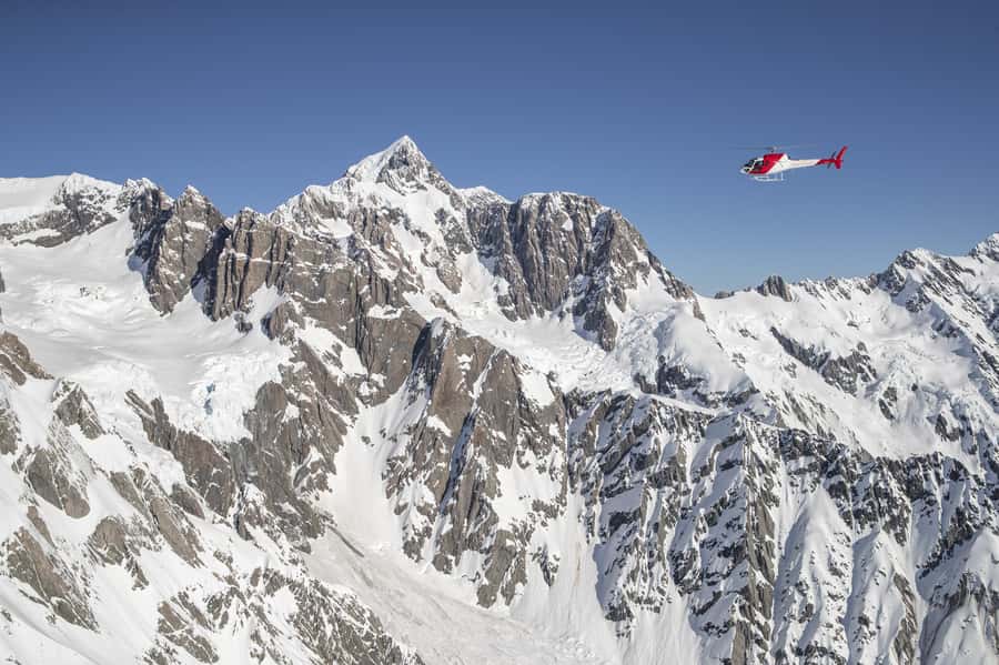 Mount Cook: Tasman Glacier Helicopter Flight - The Hochstetter Icefall from above