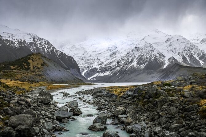 Mt. Cook Full Day Group Tour via Tekapo from Christchurch - Lake Tekapo brings the first big view