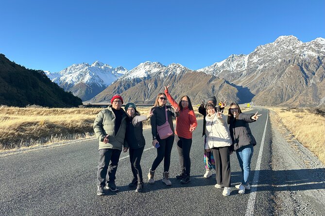 (MT) Mount Cook Day Tour From Christchurch - The long road from Christchurch to Aoraki/Mount Cook
