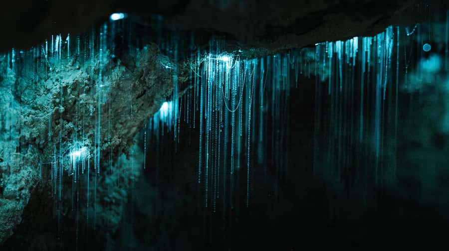New Zealand: Milky Way Glowworm Cave Tour - The 300m walk through bush and limestone