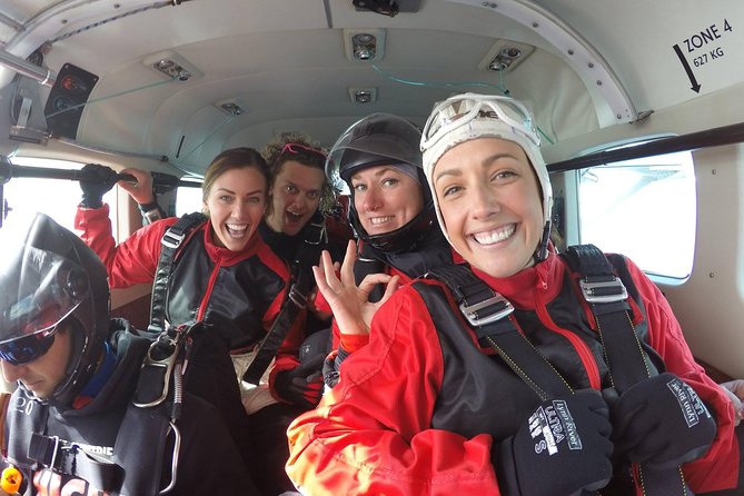 NZONE Skydive Queenstown - The aircraft ride and view toward the Remarkables