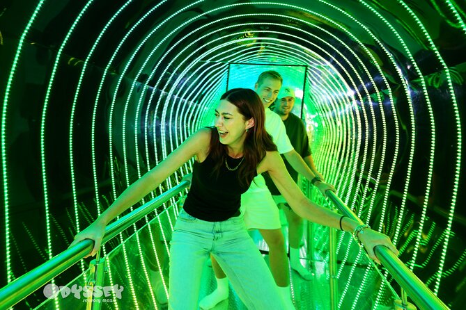 Odyssey Sensory Maze Entry Auckland Ticket - Starting with the safety briefing and locker