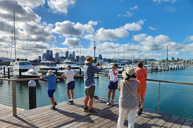 Private Auckland best Spots + Piha beach and rainforest day Tour - Westhaven Marina begins with Auckland’s sailing side