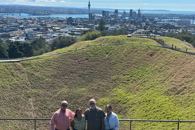 Private Piha Beach, Rainforest Adventure & Mt. Eden with Guide - Mount Eden closes the day with an Auckland view