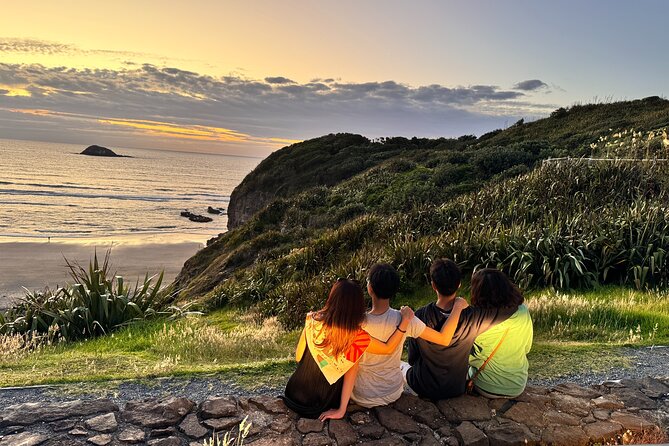 [PRIVATE] SUNSET. Wine. Hot Pool. Dinner - Muriwai’s gannets on the west coast