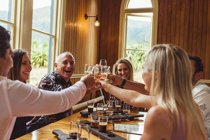 Queenstown: Afternoon Wine & Beer Tour with Platters - Stop one: the Gibbston Tavern and GT Tasting Room