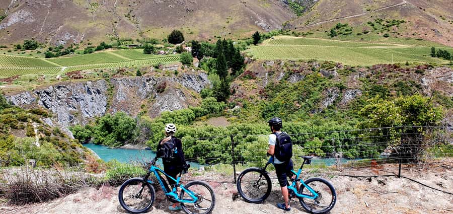 Queenstown: Guided E-Bike Tour with Winery Visits & Tastings - Riding the Arrow and Kawarau rivers