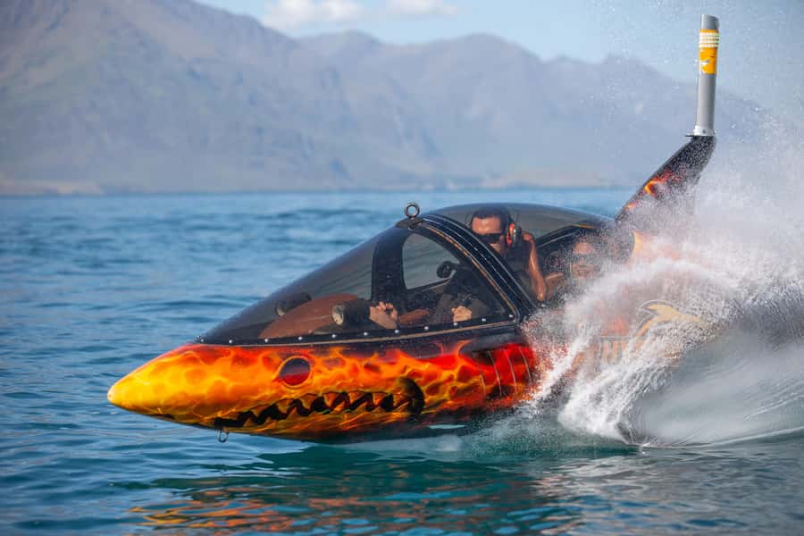 Queenstown: Hydro Attack Shark Ride - Vertical launches and hard re-entry