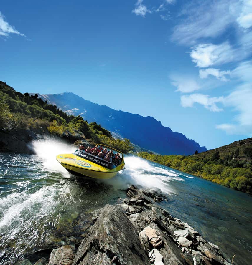Queenstown: Shotover River and Kawarau River Jet Boat Ride - The Kawarau River brings speed and turns