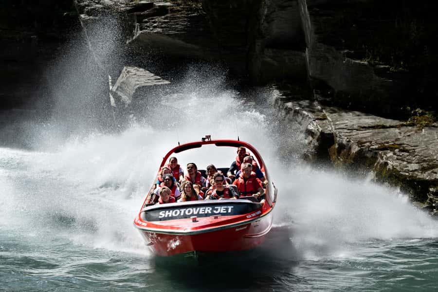 Queenstown: Shotover River Extreme Jet Boat Experience - The safety briefing and getting ready