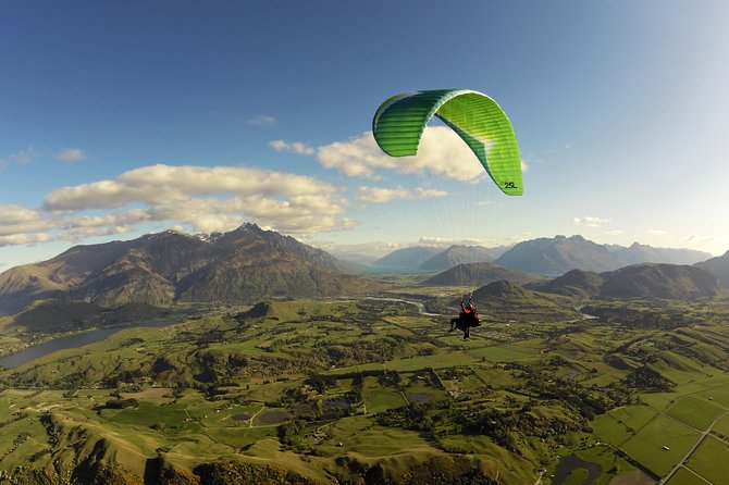 Queenstown Tandem Paragliding from Coronet Peak - Taking off above Queenstown at Coronet Peak