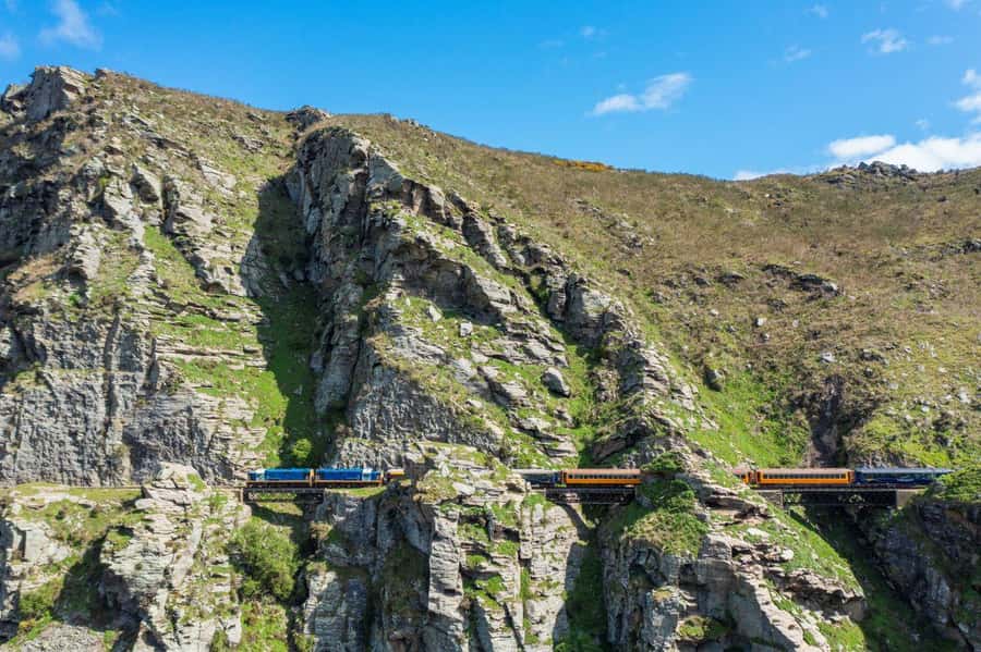 Queenstown to Dunedin Incl Taieri Gorge Train (One-Way) - Arriving at Dunedin Railway Station
