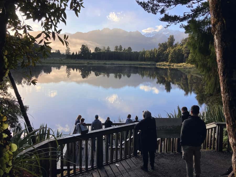 Queenstown to Franz Josef small group tour (one-way) - Lake Matheson is the final major stop