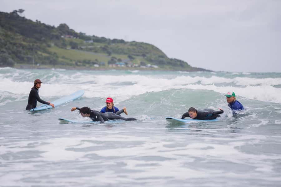 Raglan: 2 Day Surf Lesson & Rental Package - Day two: practice with your own board and wetsuit