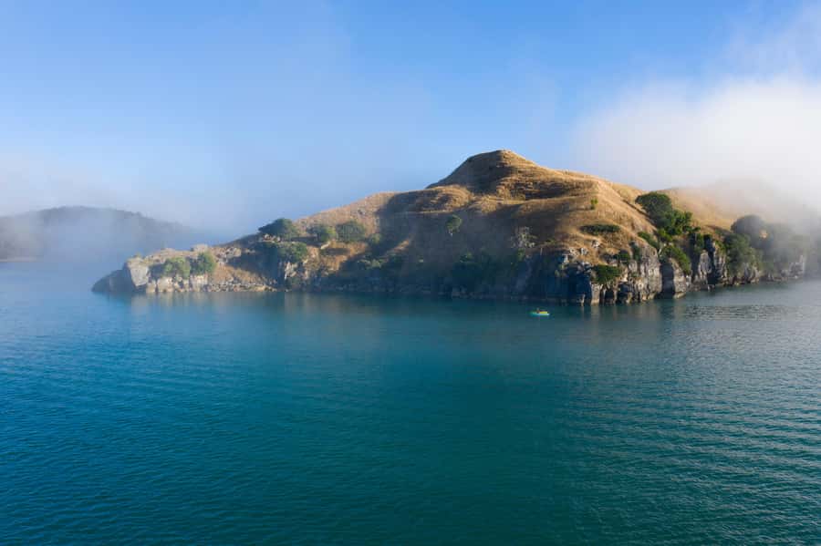 Raglan: Scenic Harbour Sunset Cruise - From Raglan Wharf to the open harbour