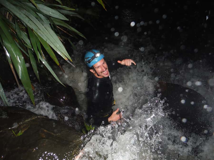 Raglan: Sunset Canyoning Tour and Glowworm Experience - A 2.5-hour route through lava-carved rock