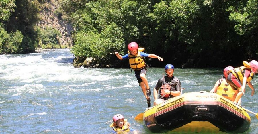 Rangitaiki Rafting Grade 2 - Forest gorges and waterfalls along the route