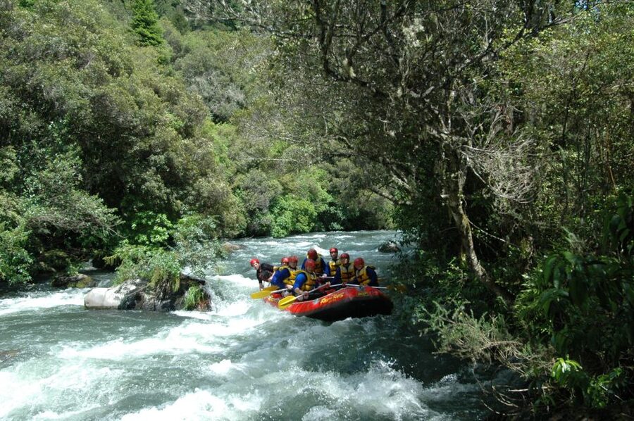 Rangitaiki Rafting Grade 3-4 - Training comes before the first rapid